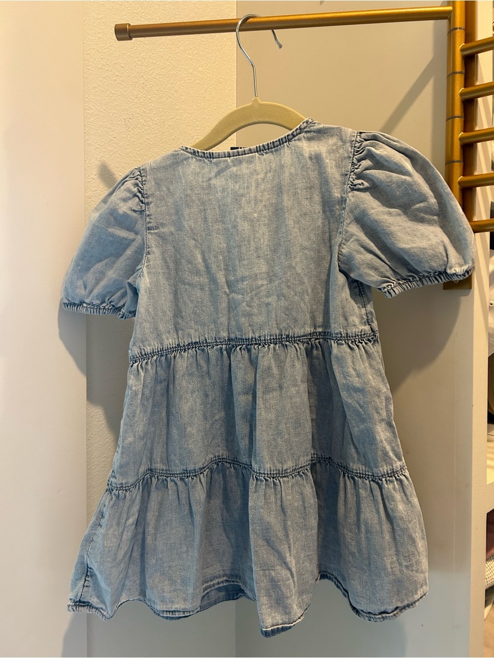 Gap Kids Toddler Tiered Denim Dress with Washwell size 3T - Picture 5 of 5